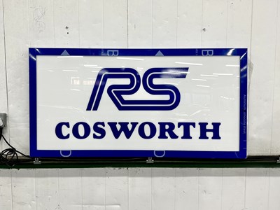 Lot 46 - Illuminated Garage Sign RS Cosworth - NO RESERVE