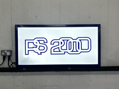 Lot 55 - Illuminated Garage Sign RS 2000 - NO RESERVE