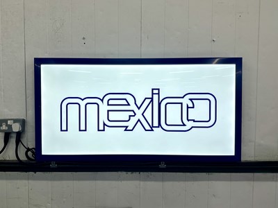 Lot 73 - Illuminated Garage Sign Ford Mexico - NO RESERVE