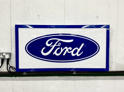 Lot 85 - Illuminated Garage Sign Ford - NO RESERVE