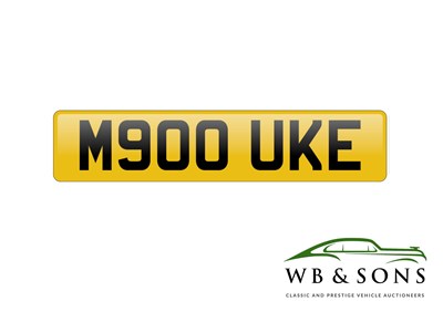 Lot 141 - REGISTRATION - M900 UKE