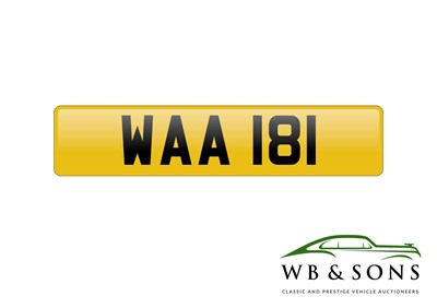 Lot 102 - Registration - WAA181